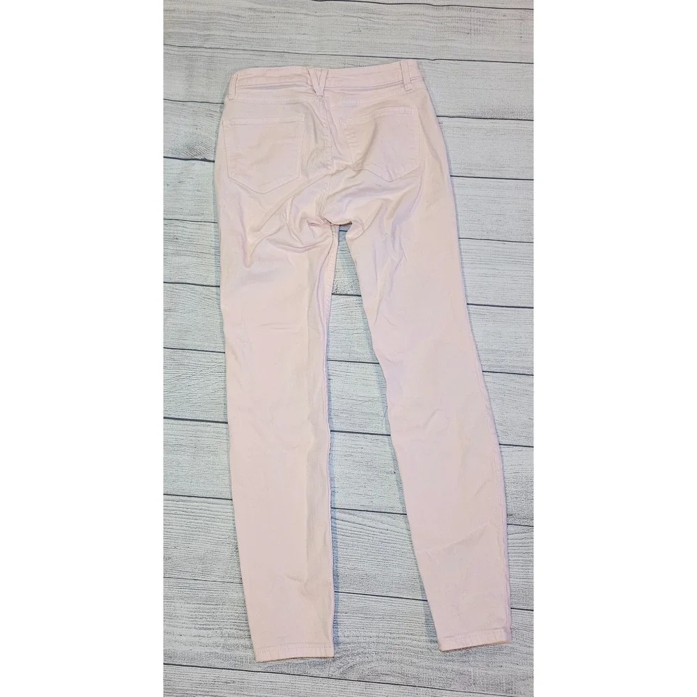 Vineyard Vines High Rise Skinny Jeans Womens 26 Light Pink Stretch Cotton Barbie